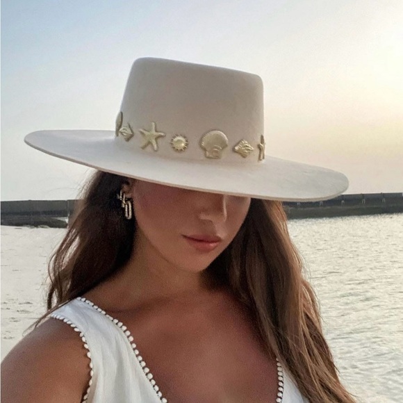 Lack of Color Seaside Wool Wide-Brim Boater Hat - Picture 5 of 6